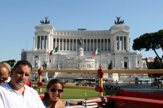 VIew of the Monumento Nazionale a Vittorio Emanuele II