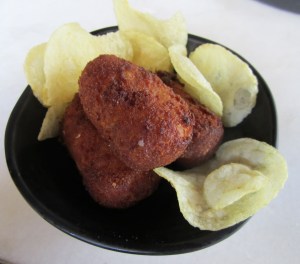 Ham croqueta appetizer