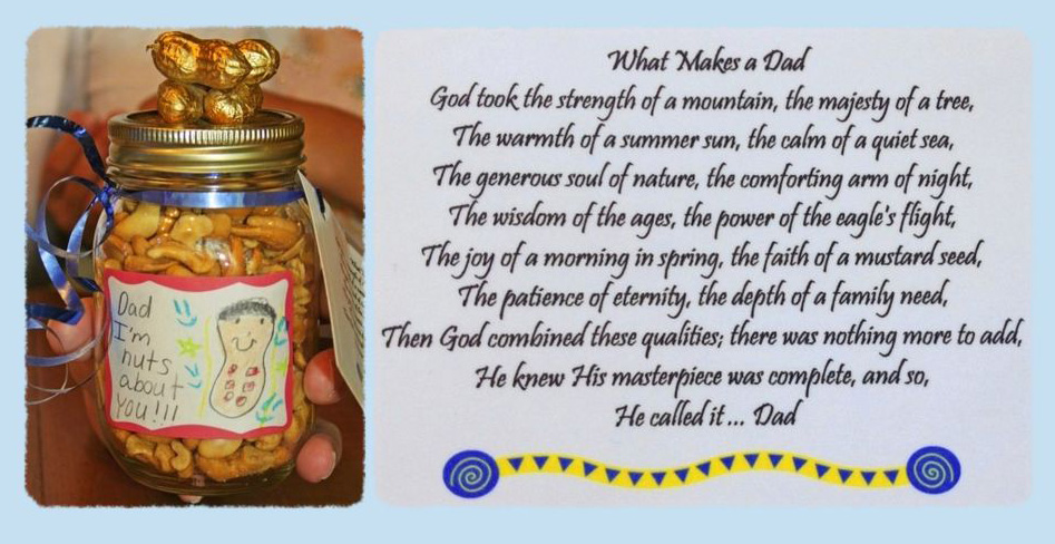 Gift my daughter prepared at school in 2nd grade for my husband.