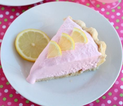 Frozen Pink Lemonade Pie, recipe here.