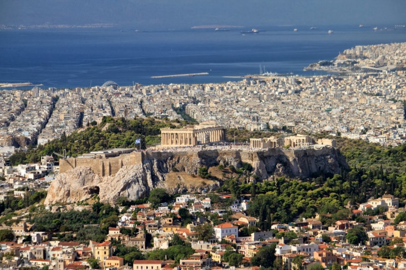 View of Athens from Lyvitaccus Hill
