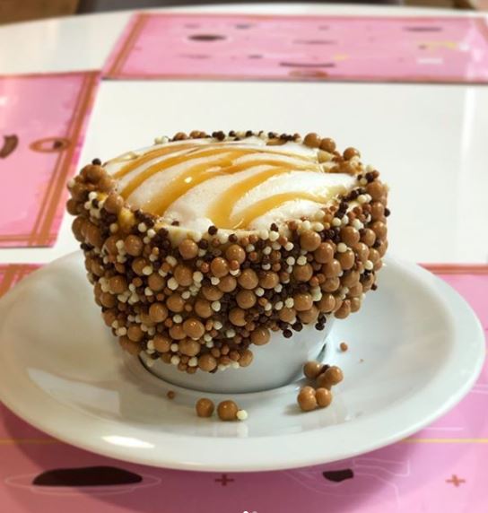 dulce de eche capuccino